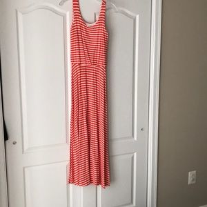 Striped maxi dress
